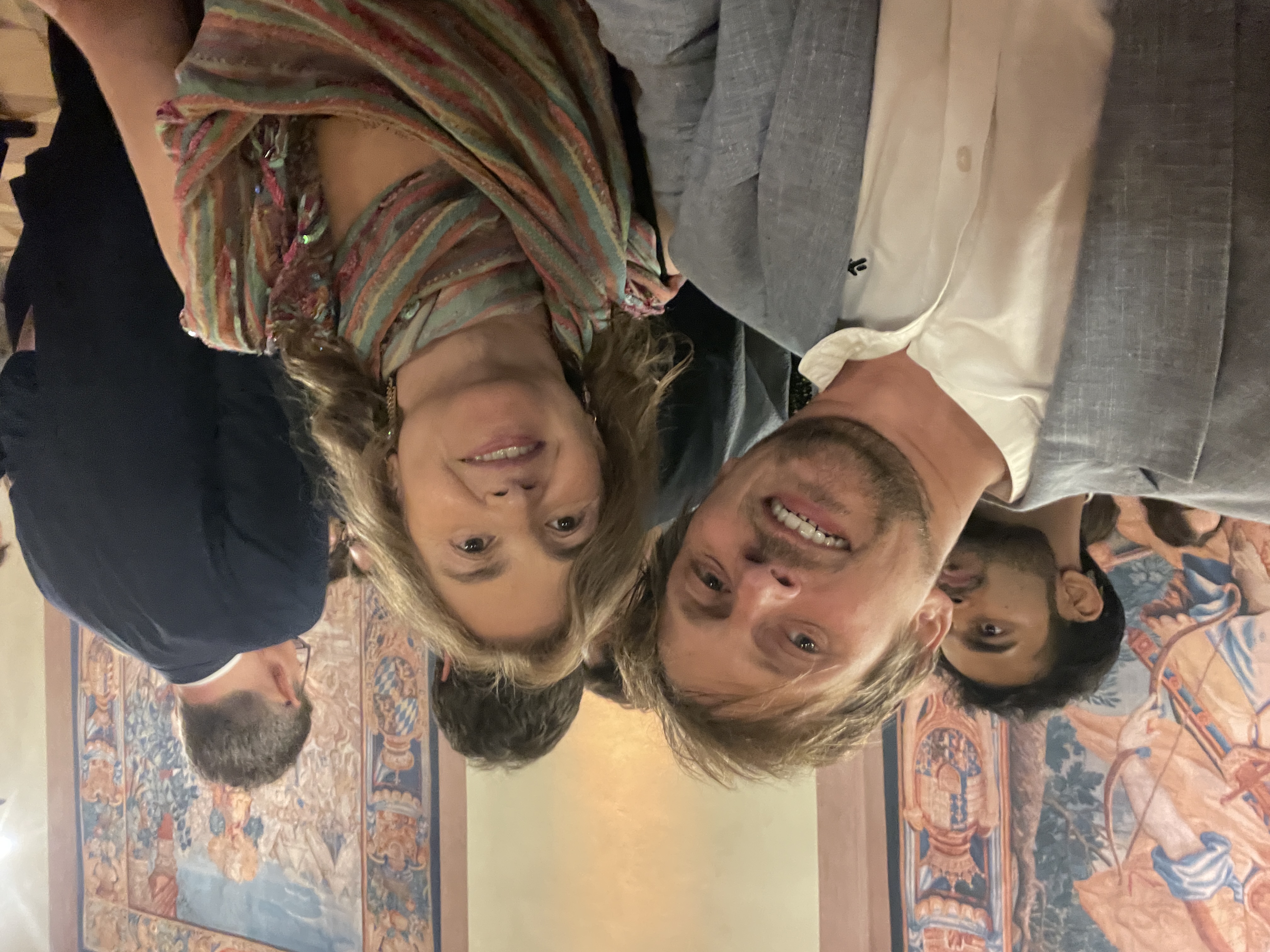 Prof. Daniela Rus (MIT CSAIL) und Franz Hofmann beim Empfang im Herkulessaal der Münchner Residenz, 23. Juli 2026